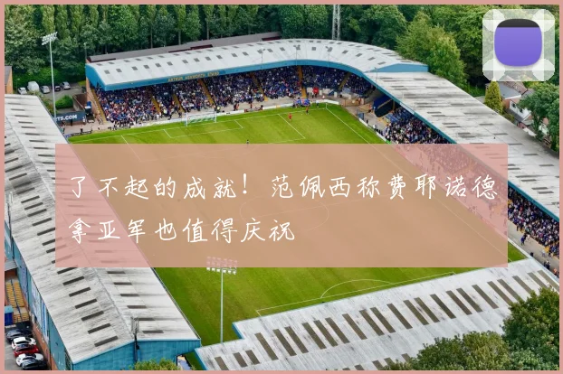 了不起的成就！范佩西称费耶诺德拿亚军也值得庆祝